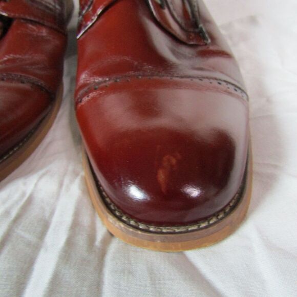 Stacy Adams Dickinson Leather Cap Toe Oxfords Mens US 10 - Picture 3 of 10
